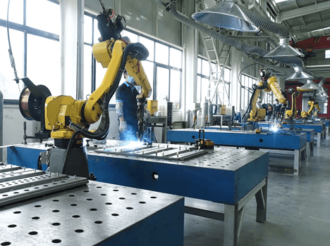 Automatic Welding Robot Line