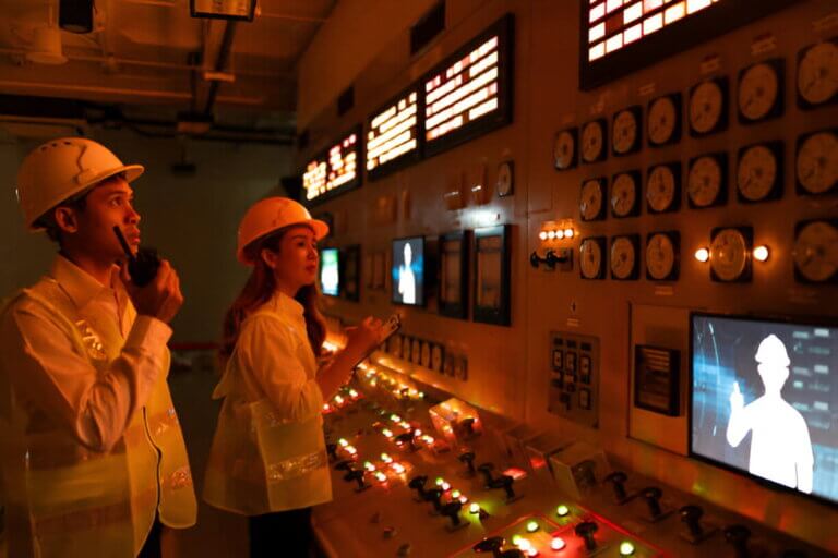 Kraftwerkskontrollraum